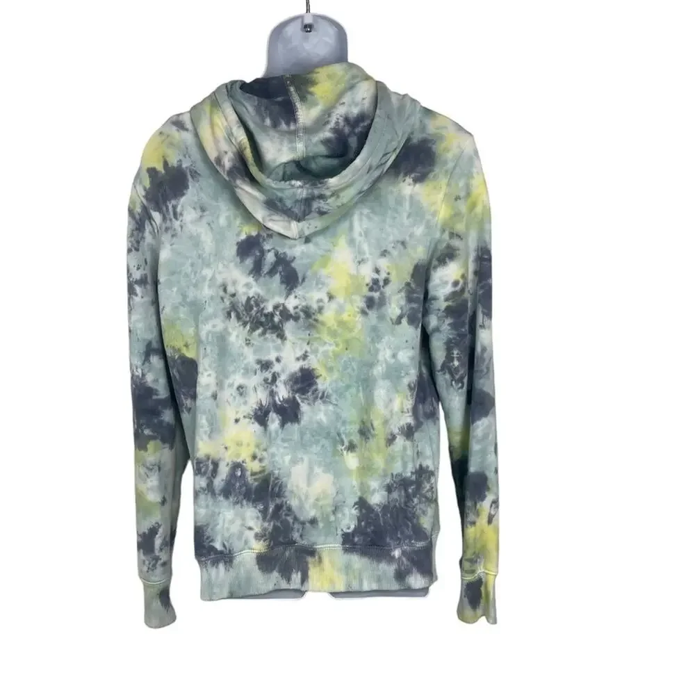 True Religion Something Kinda Wild Men's Tie Dye Hoodie Sweatshirt Small